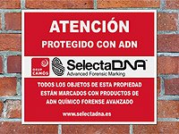 SelectaDNA Cartel de Advertencia (20x17cm)
